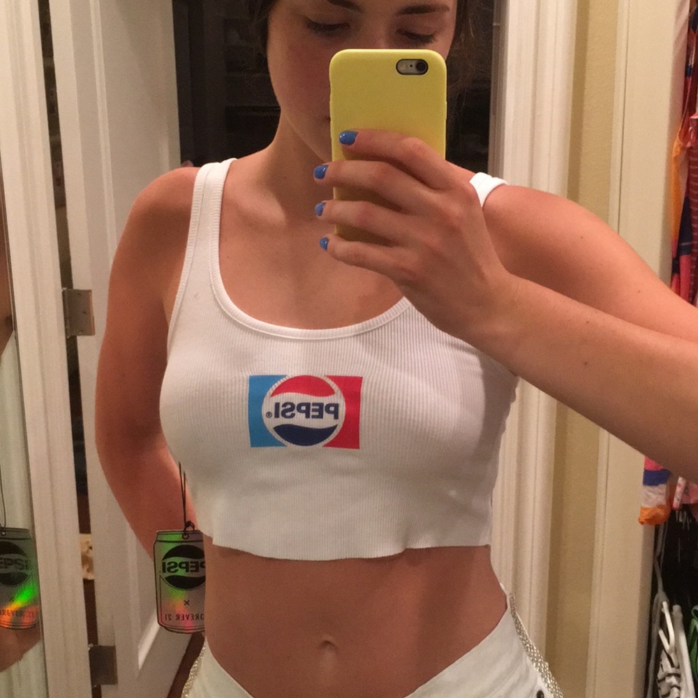 NWT F21 Pepsi Crop Tank